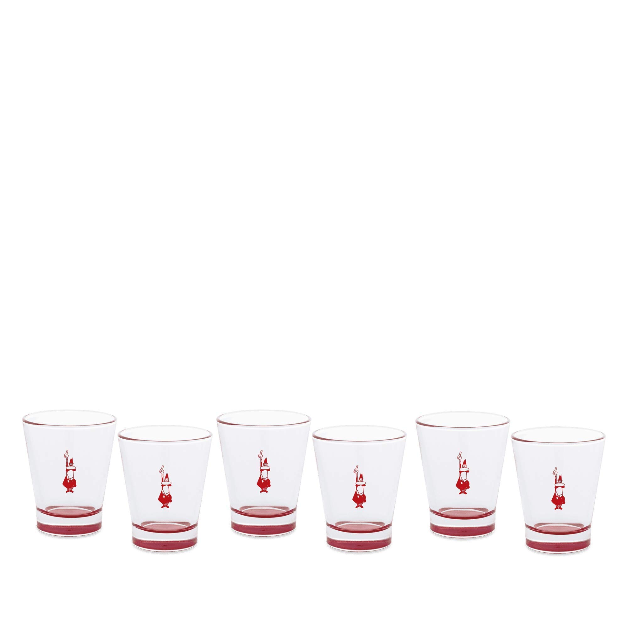 bialetti-dcrast0010-cappuccinotassen-aus-glas-transparent-rot-6-teilig image 1