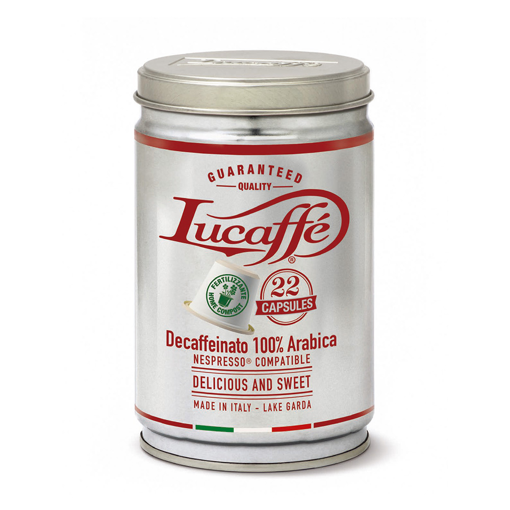 lucaff-decaffeinato-100-arabica-22-kapseln-dose image 1