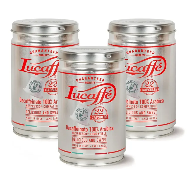 lucaff-decaffeinato-100-arabica-kapseln-3x-22er-barattolo image 1