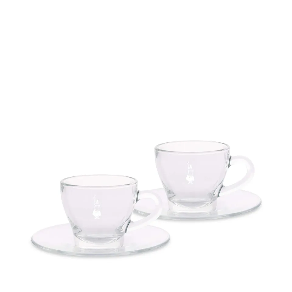 bialetti-espresso-gl-ser-set-2-teilig-mit-untertasse-transparent image 1