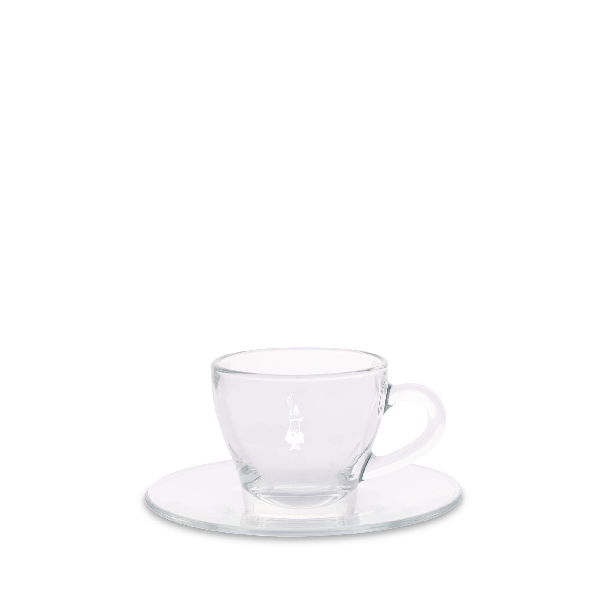 bialetti-espresso-gl-ser-set-2-teilig-mit-untertasse-transparent image 2