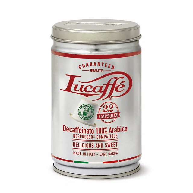 lucaff-decaffeinato-100-arabica-22-kapseln-dose image 1