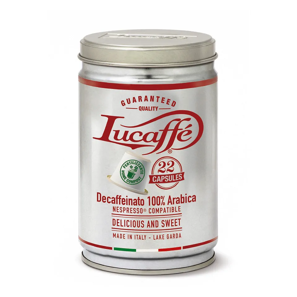 lucaff-decaffeinato-100-arabica-22-kapseln-dose image 1