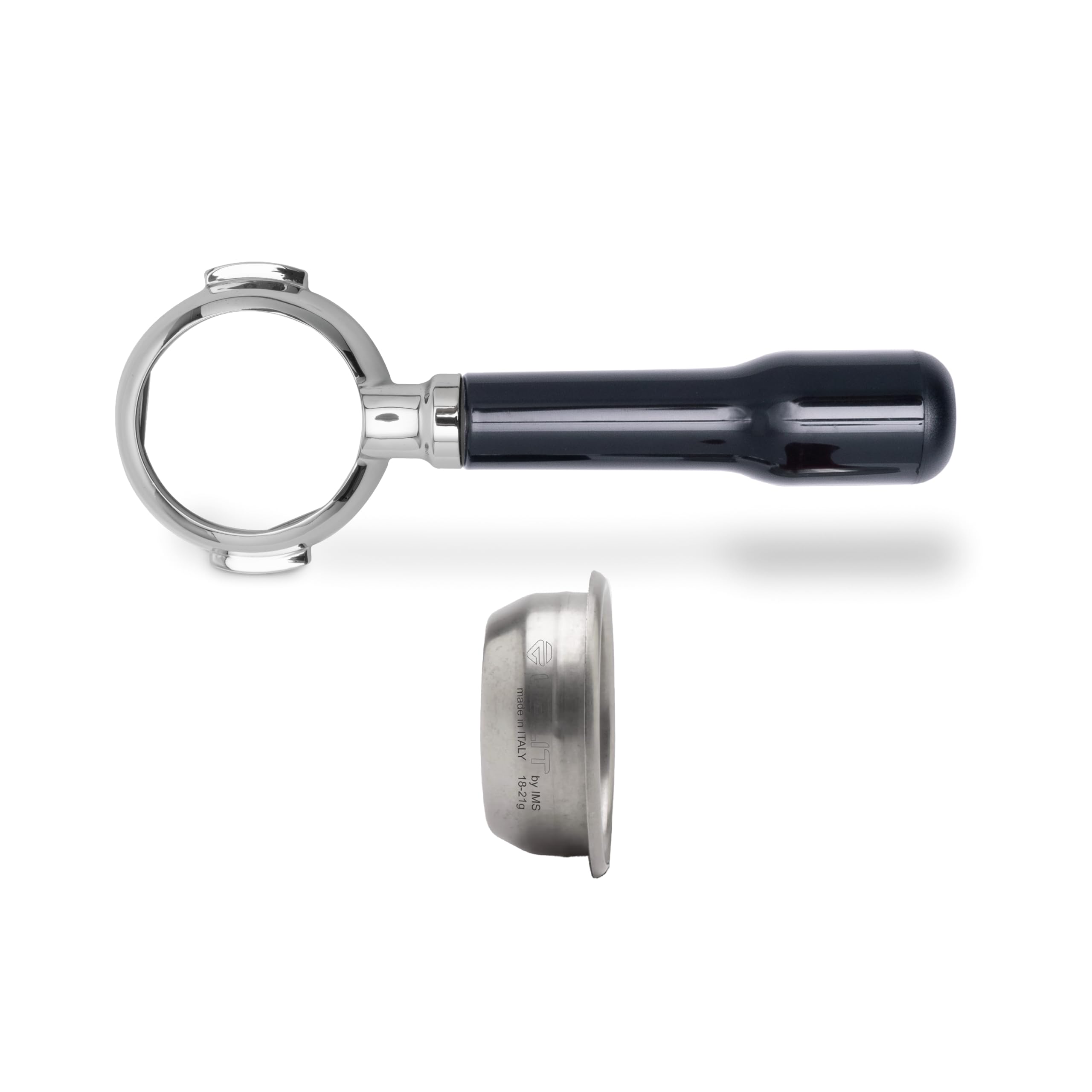 lelit-pla580s-bottomless-siebtr-ger-58-mm-silber-poliertes-schwarz image 1