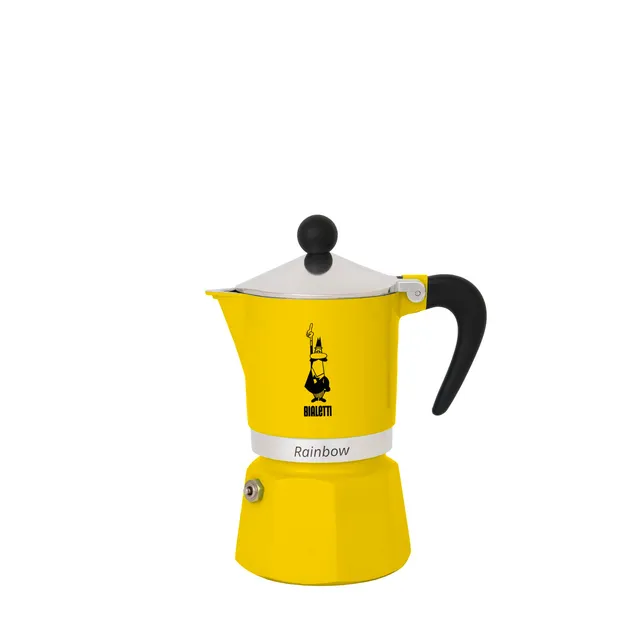 bialetti-rainbow-4982-mokkakanne-3-tassen-gelb-aluminium image 1