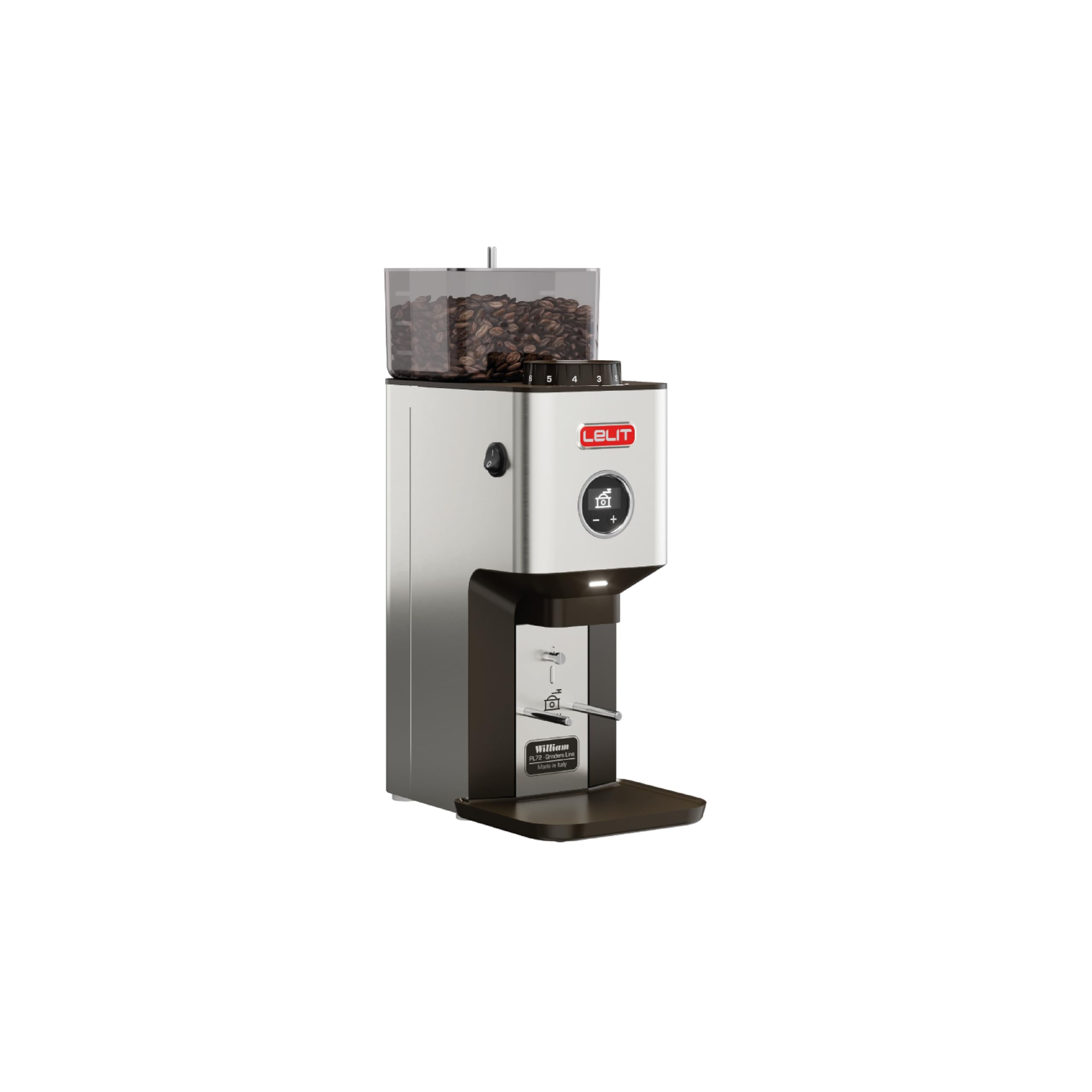 lelit-william-pl72-kaffeem-hle-64-mm-geb-rsteter-edelstahl image 2