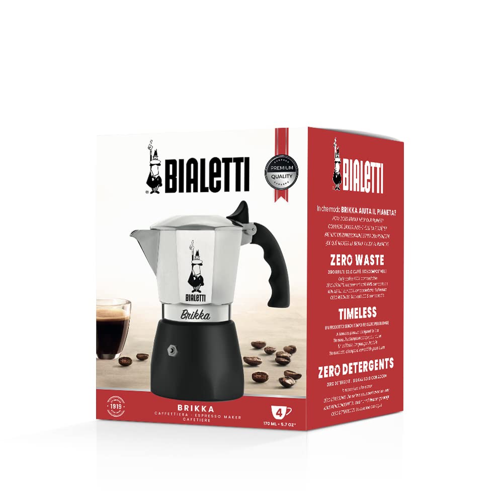 bialetti-new-brikka-moka-kanne-4-tassen-170-ml-aluminium-schwarz image 5