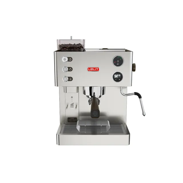 lelit-kate-espressomaschine-mit-mahlwerk-und-milchaufsch-umer-silber image 1
