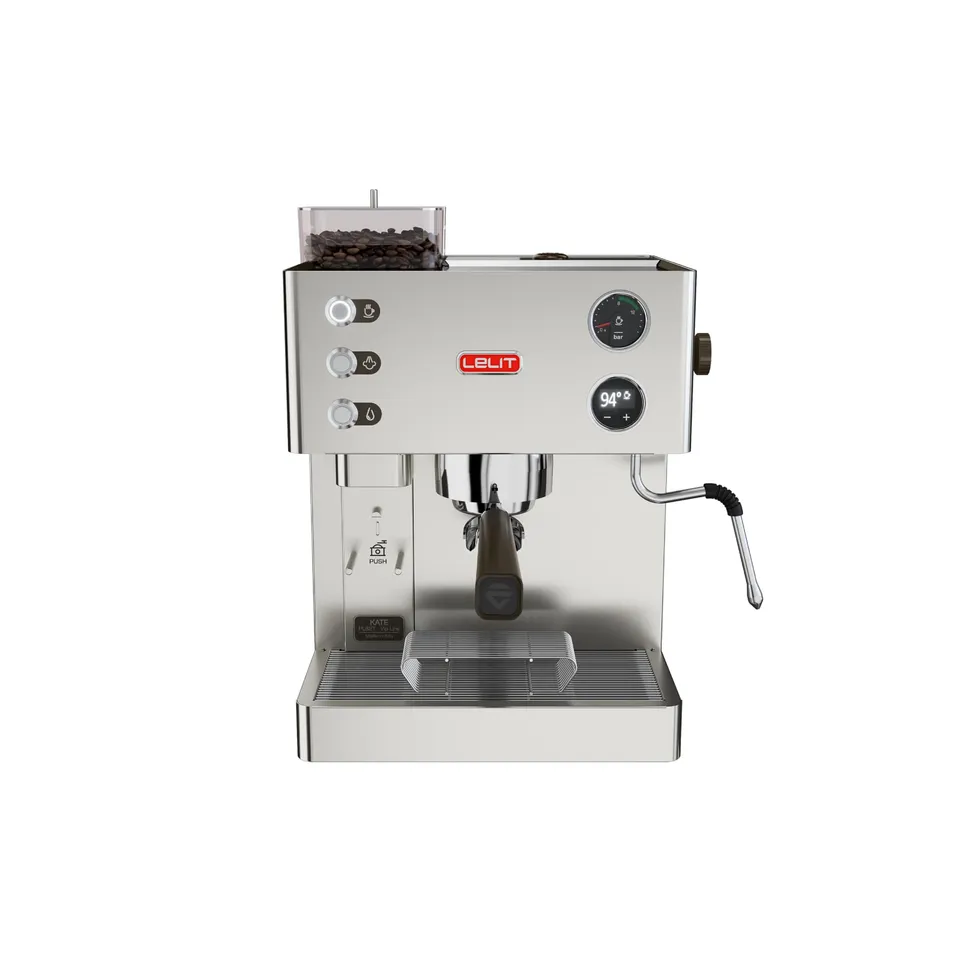 lelit-kate-espressomaschine-mit-mahlwerk-und-milchaufsch-umer-silber image 1