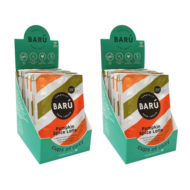 bar-pumpkin-spice-latte-instant-latte-pulver-bundle-2-x-12-sachets-24-portionen image 1