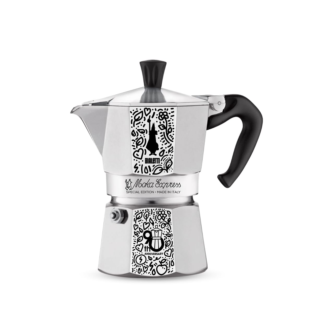 bialetti-moka-express-90-jubil-um-3-tassen-130-ml-aluminium-mit-nylonbeutel image 3