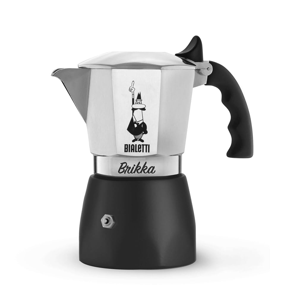 bialetti-new-brikka-moka-kanne-4-tassen-170-ml-aluminium-schwarz image 6
