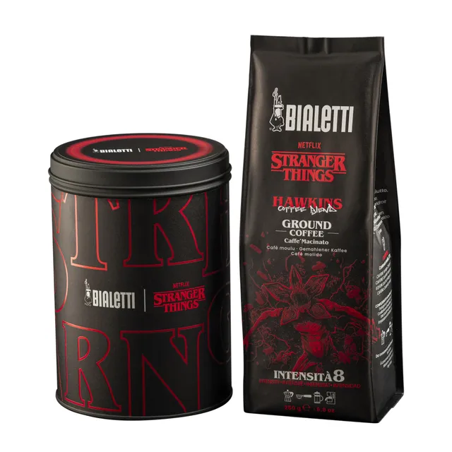 bialetti-stranger-things-gemahlener-kaffee-hawkins-250-g-in-sammlerdose image 1