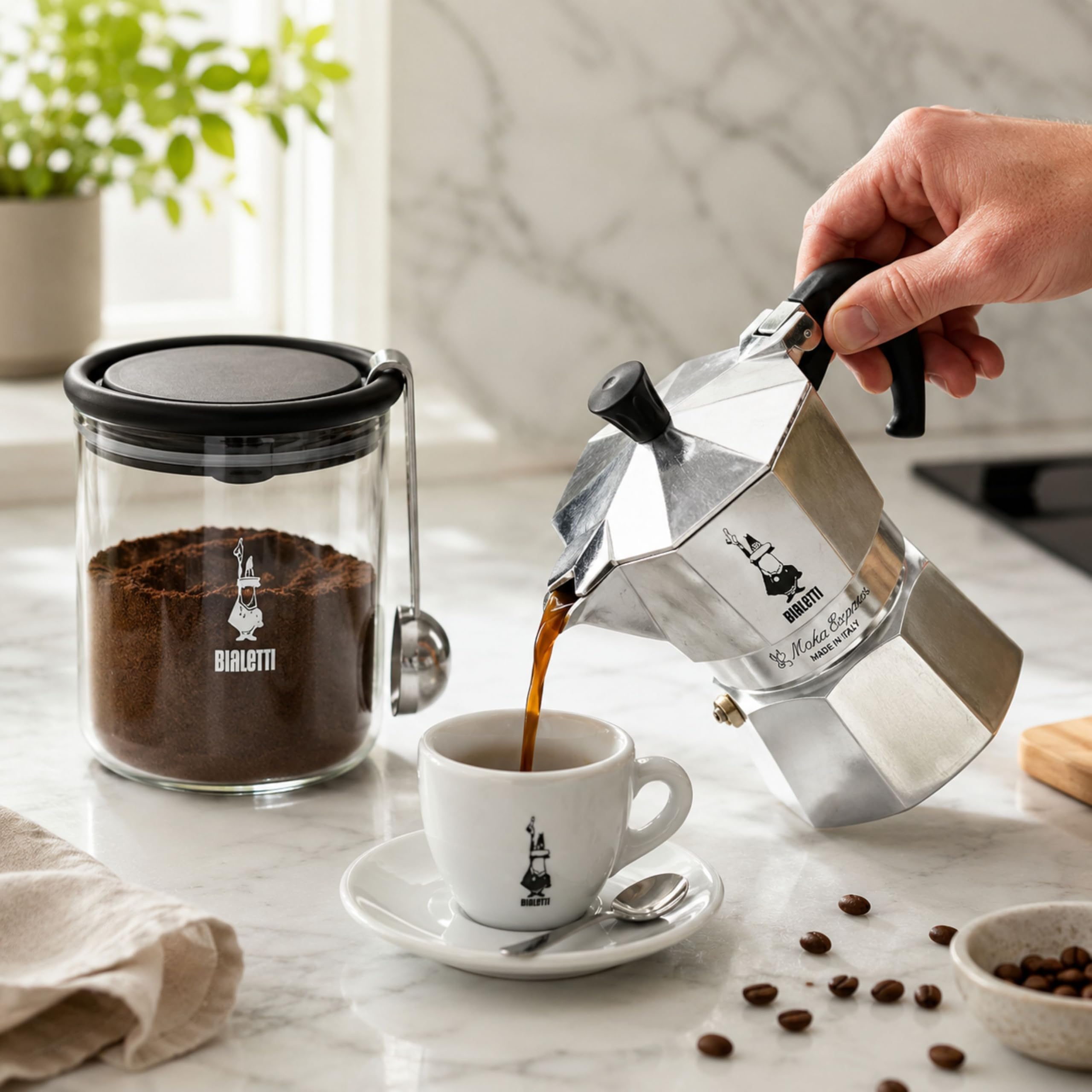 bialetti-mokkaglas-kaffeedose-glas-250-g-mit-verschluss-schwarz image 6