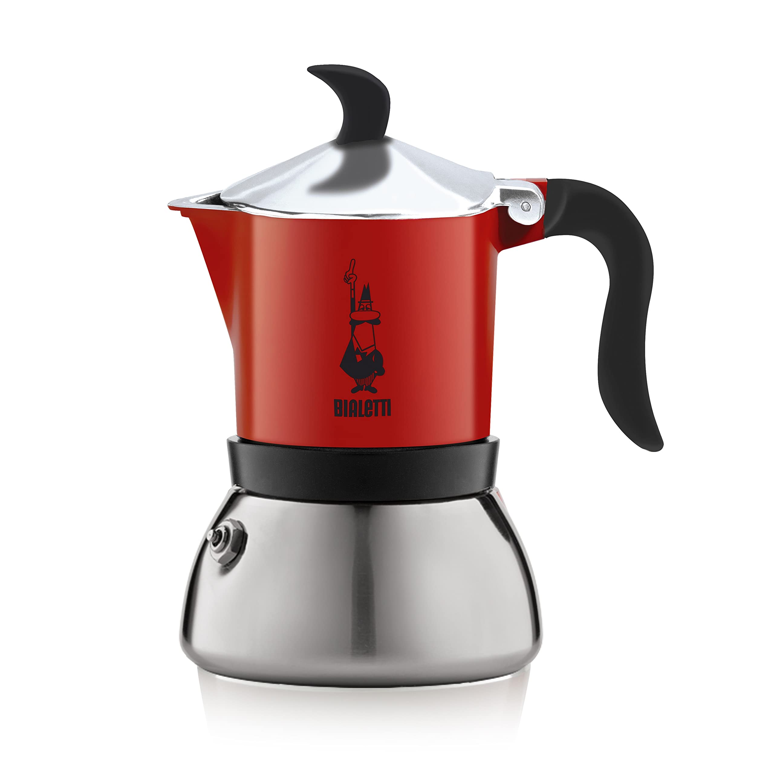 bialetti-mini-express-induction-mokkakanne-2-tassen-100-ml-schwarz image 7