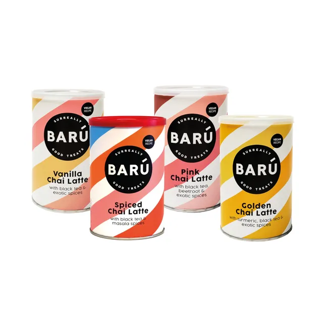 bar-chai-latte-bundle-spiced-vanille-pink-golden-4-x-250-g-64-portionen image 1
