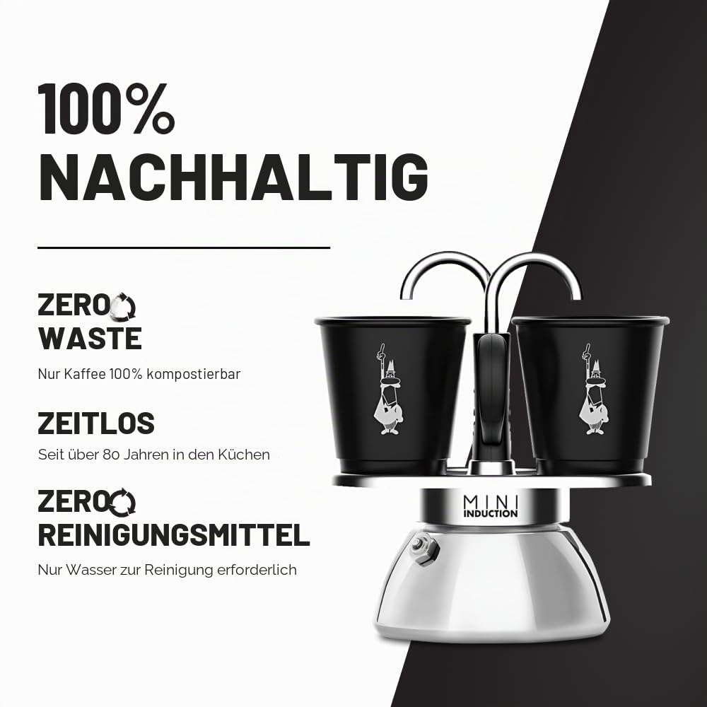 bialetti-mini-express-induction-mokkakanne-2-tassen-100-ml-schwarz image 4