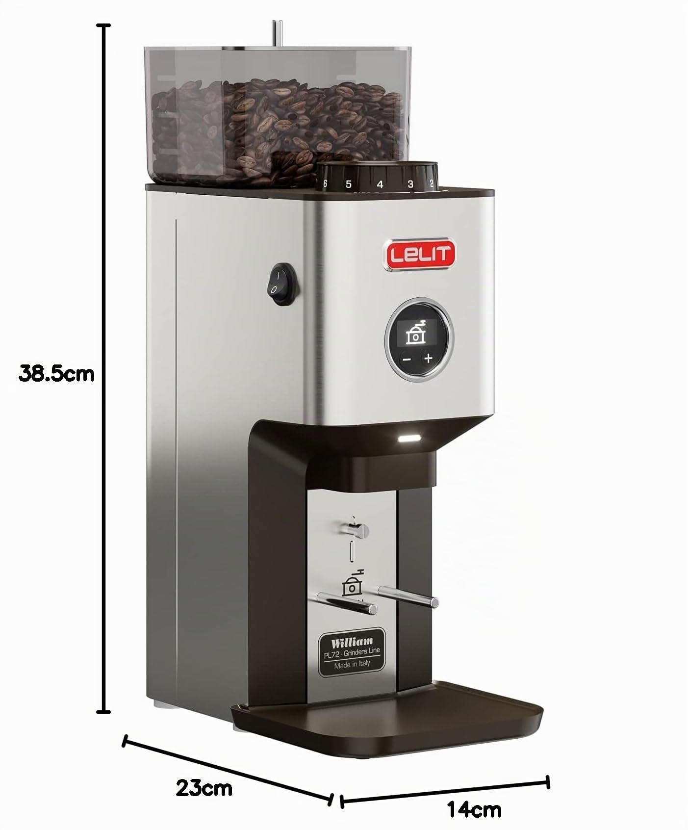 lelit-william-pl72-kaffeem-hle-64-mm-geb-rsteter-edelstahl image 8