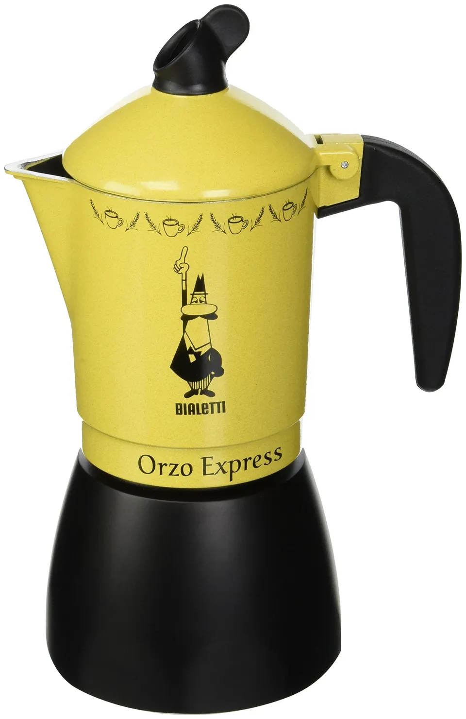 bialetti-moka-orzo-express-4-tassen-aluminium-gelb image 1