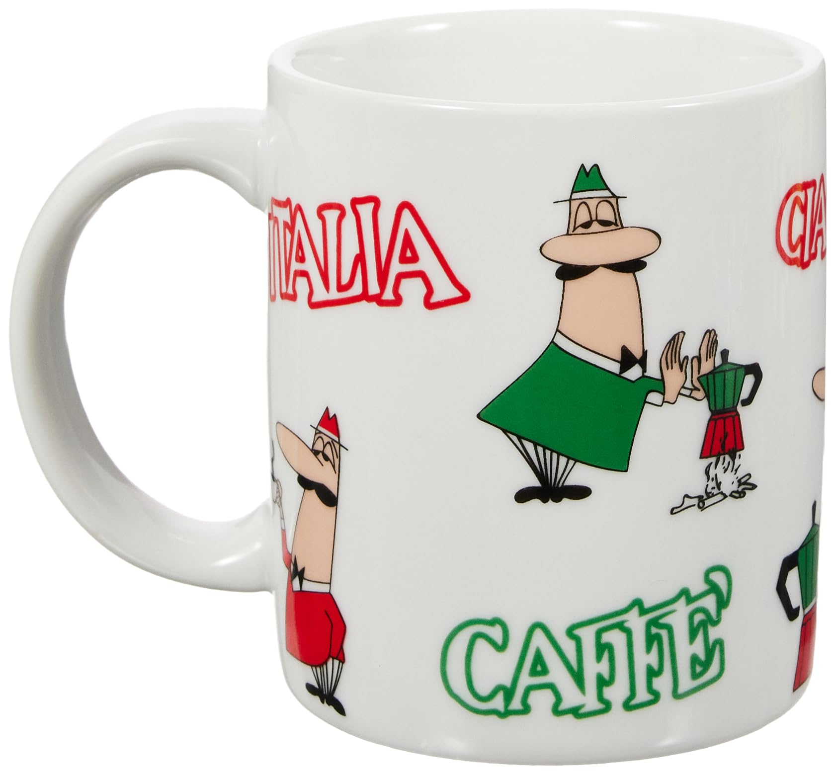 bialetti-mug-tricolore-omino-porzellantasse-250-ml image 2