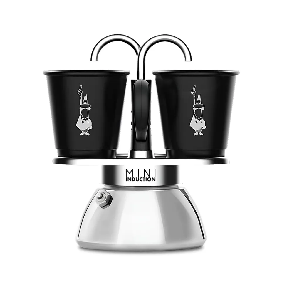 bialetti-mini-express-induction-mokkakanne-2-tassen-100-ml-schwarz image 1