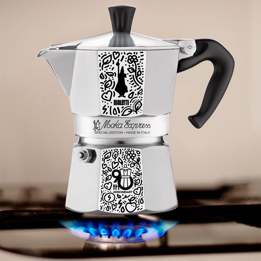 bialetti-moka-express-90-jubil-um-3-tassen-130-ml-aluminium-mit-nylonbeutel image 2