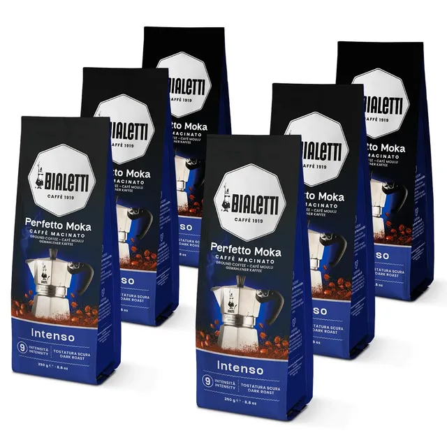 bialetti-perfetto-moka-intenso-gemahlener-kaffee-6x-250-g-dunkle-r-stung image 1