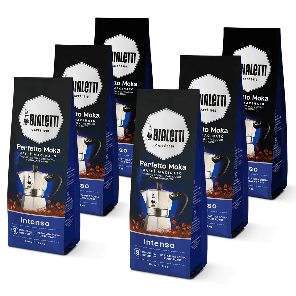 bialetti-perfetto-moka-intenso-gemahlener-kaffee-6x-250-g-dunkle-r-stung image 1