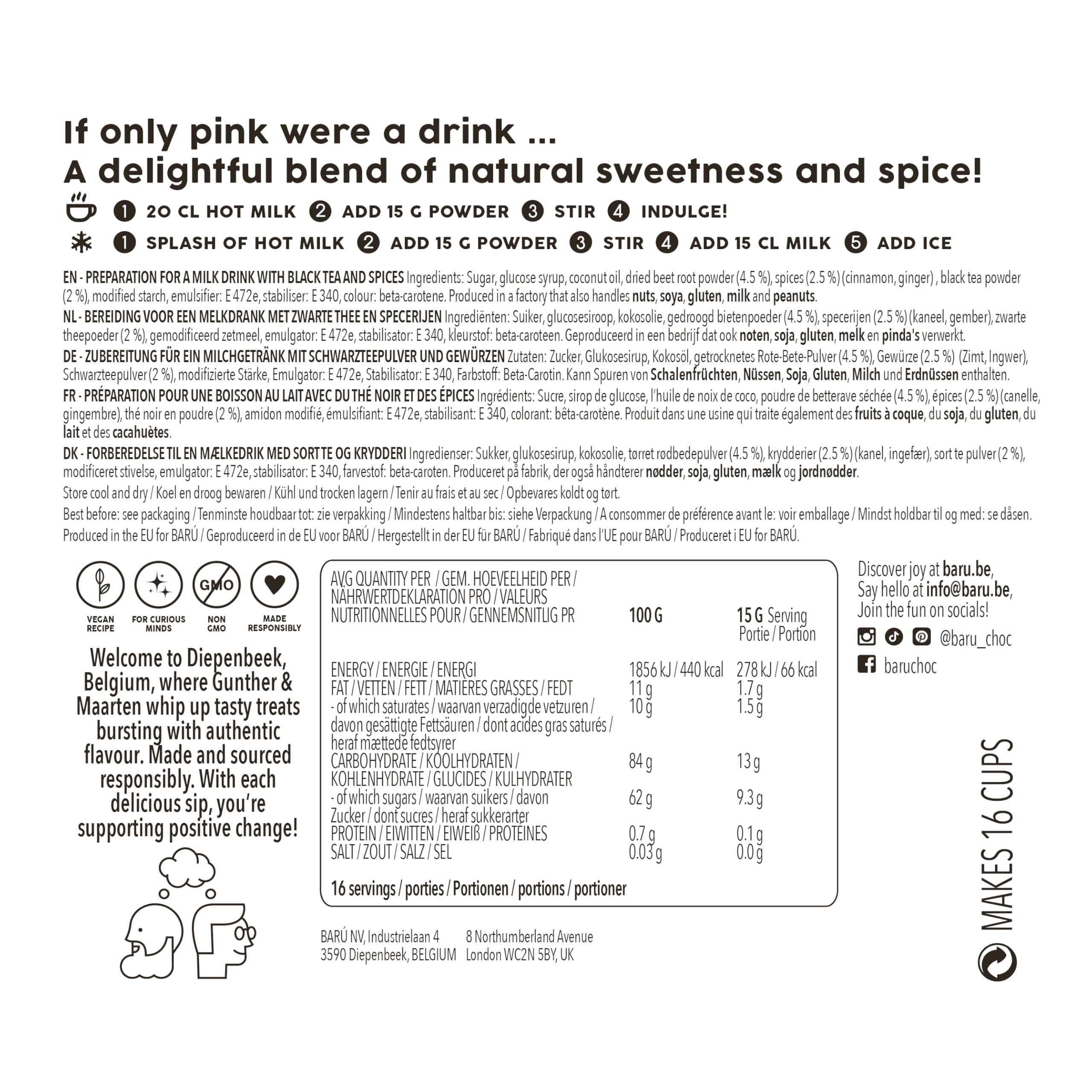 bar-pink-chai-latte-4-x-250-g-instant-pulver image 2